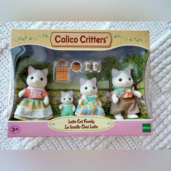calico critters Other - Calico Critters Latte Cat Family set